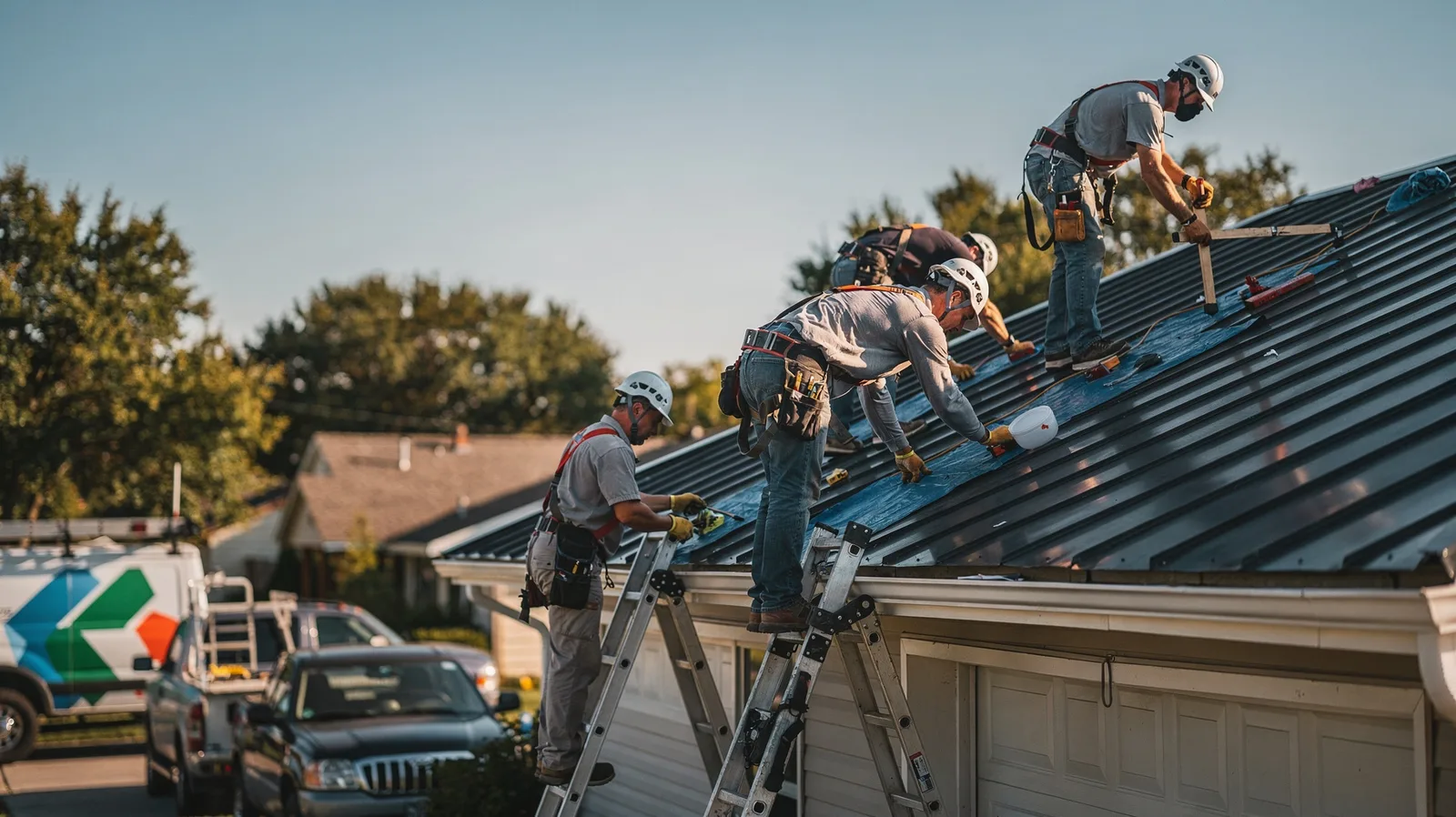 Metal Roof Installation in Oakford, IL near me
